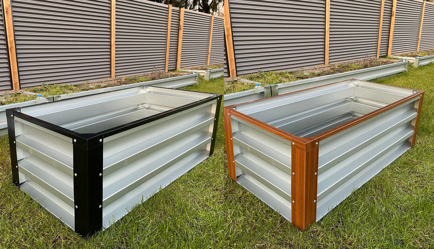 Galvanized Planter Boxes