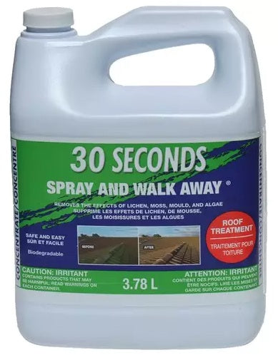 30 SECONDS SPRAY AND WALK AWAY 3.78 LITER