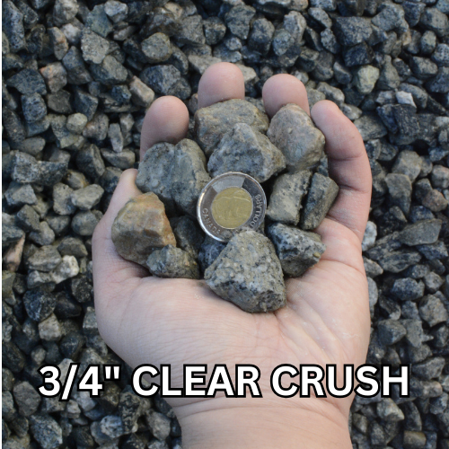 3/4" Clear Crush