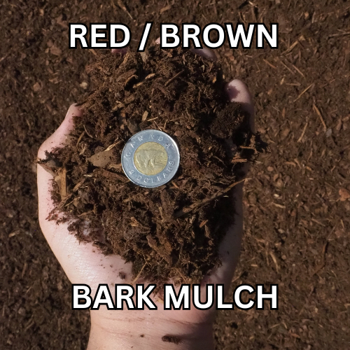 Bark Mulch 1" minus (Red / Brown)