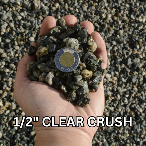 1/2" Clear Crush